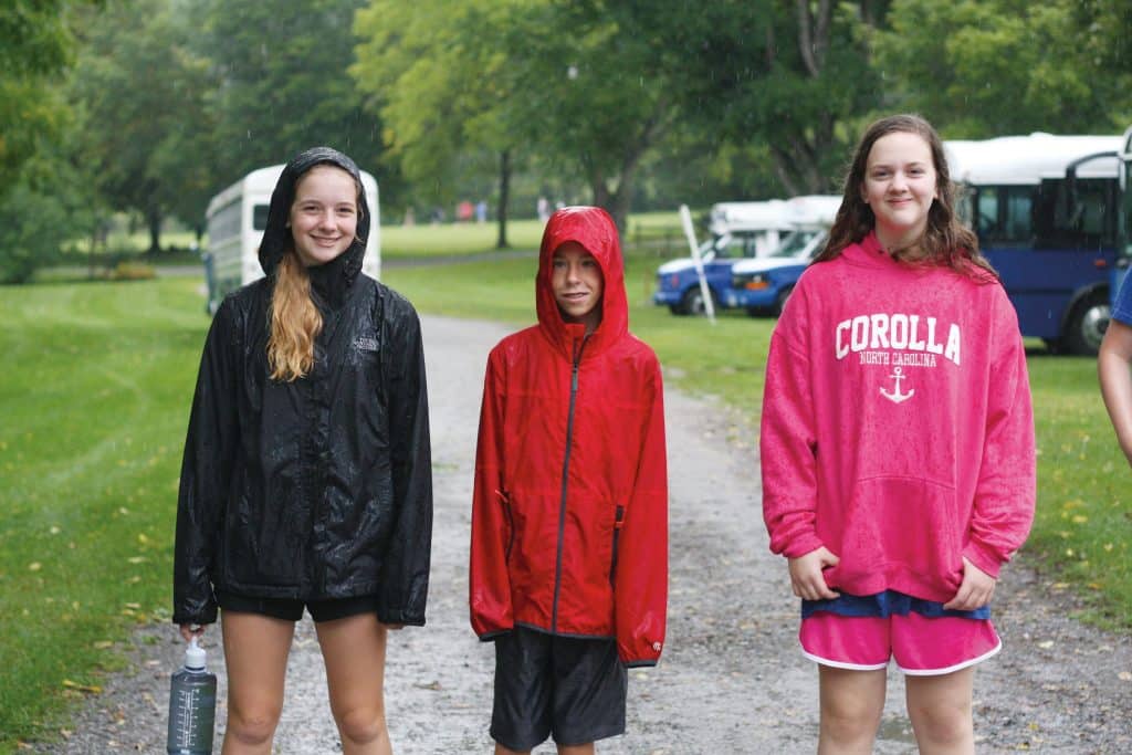 A steady downpour didn’t dampen School Day Out at Highland Retreat for grades 9-12, a time of building friendships to launch the new year.