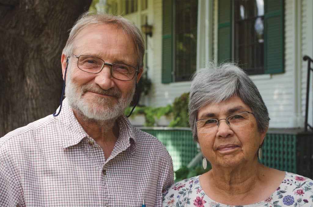  D. Keith ’55 and Ellen Slabaugh ’55 Helmuth, recipients of the Lifetime Service Award for 2020.