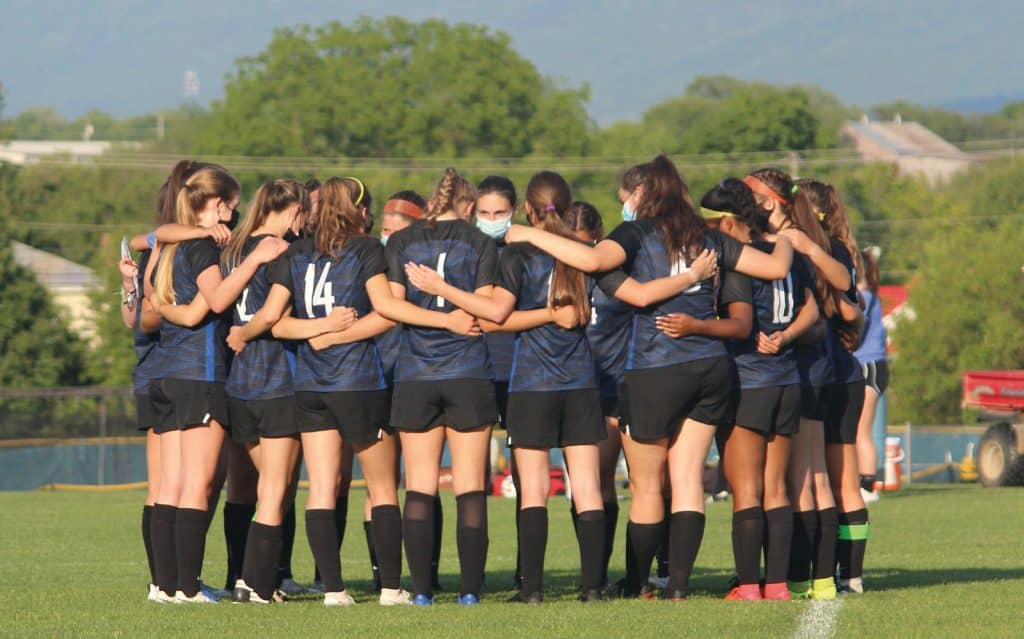 Girls varsity soccer team