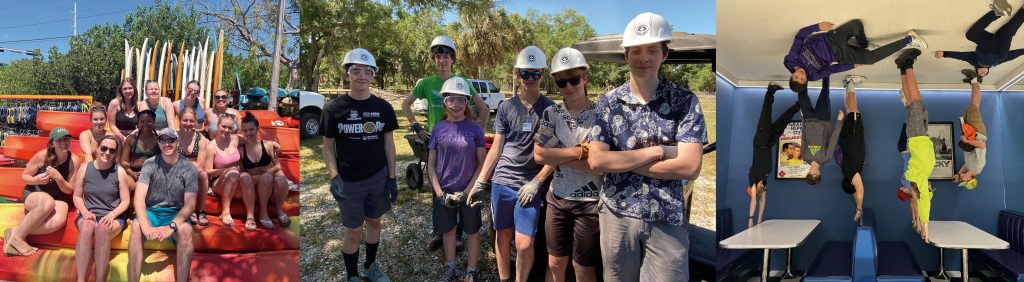 L to R: Environmental – Key West/Everglades, Mennonite Disaster Service – Florida, Museum of Illusion – Philadelphia