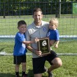 Andrew Gascho with Forrest and Logan