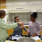 Chemistry students at JMU lab