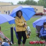 EMES annual Field Day with eight grade and a few high school helpers. Jodi Beachy, Lynette Mast and Hannah Bailey