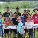 EMES annual Field Day with eight grade and a few high school helpers. 