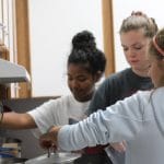 Ronald McDonald House meal prep by girls varsity soccer team