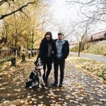 Luis and Madeline Martinez, with their dog Cooper, in Portland, 2020. Courtesy photo.