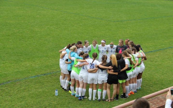 Girls Varsity Soccer team, spring 2019