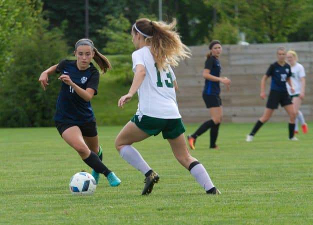 Ava Galgano in the EMHS varsity girls 2019 VISAA quarter final game