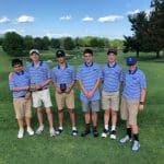 2019 Golf Team posing after the VIC Match 2019