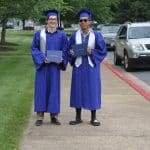 Cyrus Ramsey and Andy Syseeth. Commencement 2020