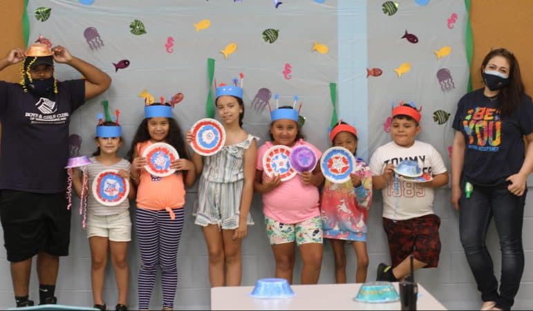 "Under the sea" is the theme for the Boys and Girls Club summer camp, held at EMS during July 2020 