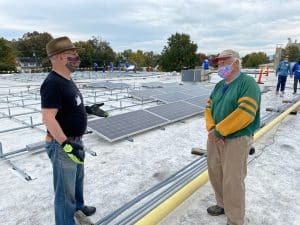 Dr. Doug Hendren and Stan Godshall, community volunteers (and EMS grandparent!)