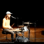 Joseph Harder '16 of Prince Bellerose on the school stage where it all began....