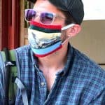 Nick Boshart '12 sewed and sold face coverings early in the pandemic, capturing strong interest among EMS alumni