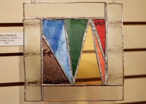 Hans McDonald, 12, Framed Rainbow, Stained Glass