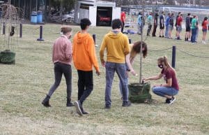 Chapel activity marking one year since the COVID closure in March 2020