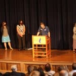 Teachers shared affirmations of each student at eighth grade graduation 2021