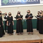 Chamber Choir at the Virginia Mennonite Relief Sale 2021. Photo by Jim Bishop.