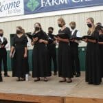 Chamber Choir at the Virginia Mennonite Relief Sale 2021. Photo by  Jim Bishop.