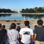 Lining up for the official panoramic shot on the Capitol steps