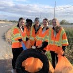 WeServe roadside trash pick up, 2021