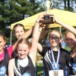 Middle school girls team were runners up at the Peak View cross country invitational 2021