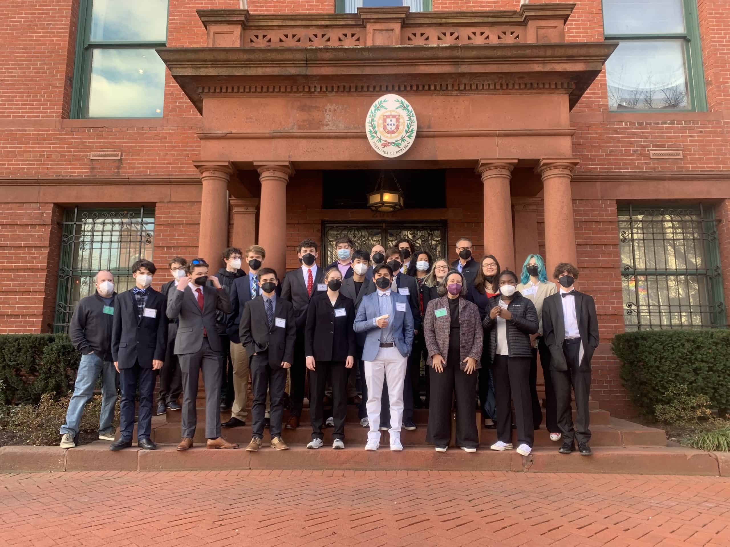 Model UN 2022 at the Embassy of Portugal, Washington DC