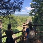 Hiking at Natural Chimneys during faculty/staff fall conference