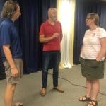 High school Bible teachers, Nathan Hershberger, Ben Bixler, and Karen Suderman