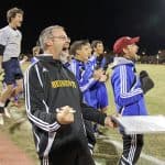 Coach Kendal Bauman, boys varsity soccer State Champtionship Soccer Division II win, 2011