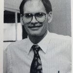 Eric Martin, athletic director and boys varsity soccer coach in 1992 Ember yearbook photo