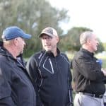 Roger Mast (long-time EMU men's soccer coach, who spent one year coaching at EMHS) and Jeff Shank, recent board chair, father of current player, and alum