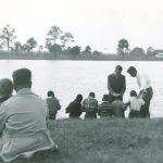 1950s Baptism at Lake in Florida