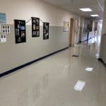 Middle School hallway at EMS