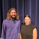 Ashley Souder '99 Miller and James Souder '09 Honored Alumni at Chapel 