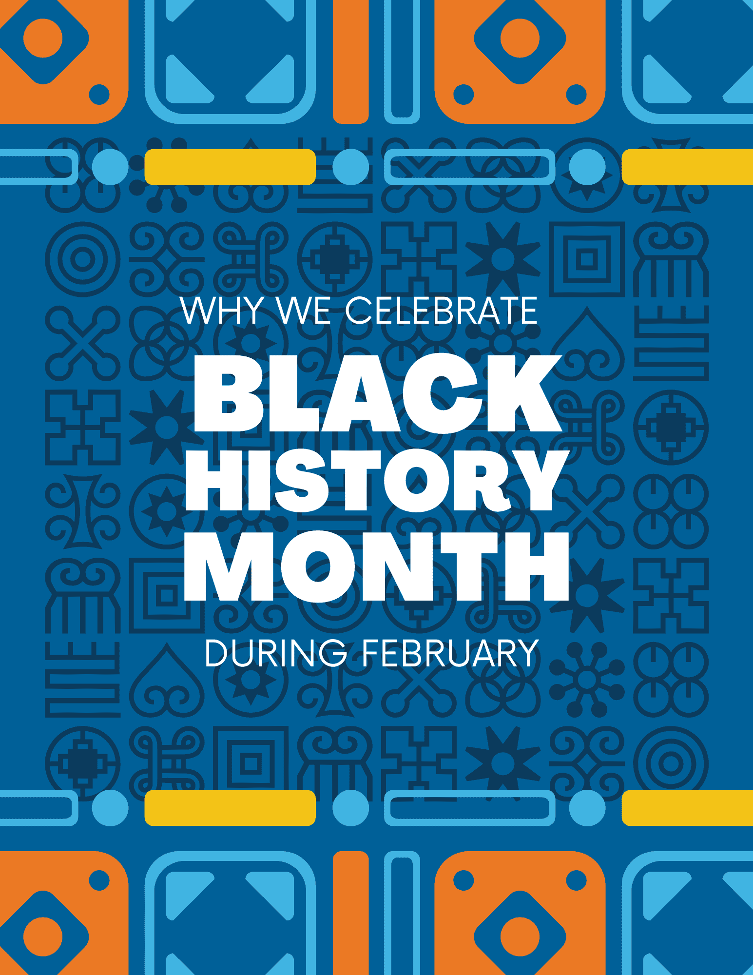 Minimalist Colorful Black History Month Flyer